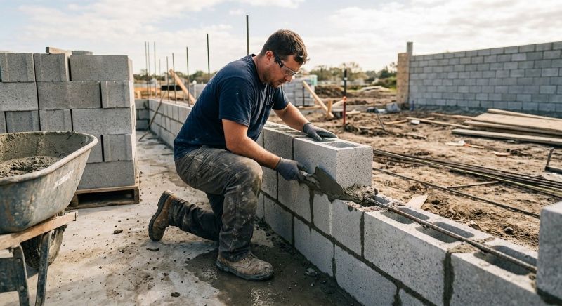 Cinder Blocks Installation in Boston, MA